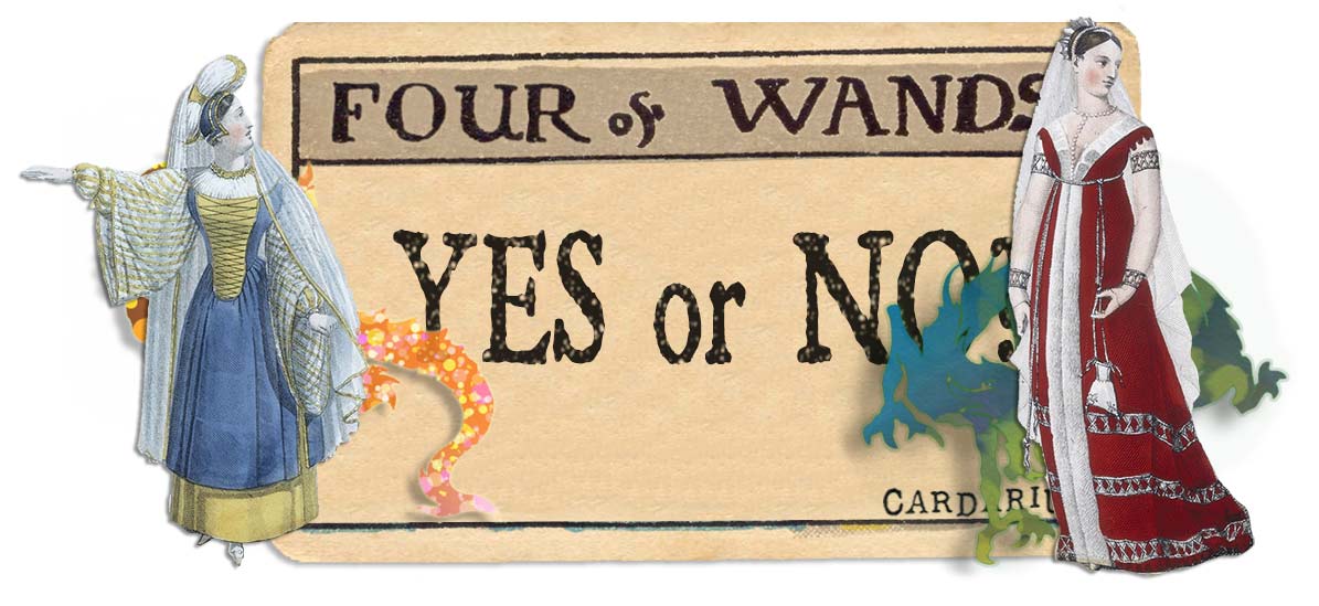 4 of wands card yes or no main