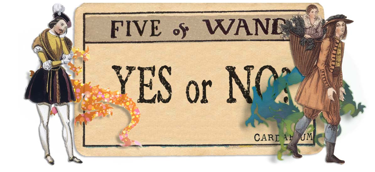 5 of wands card yes or no main