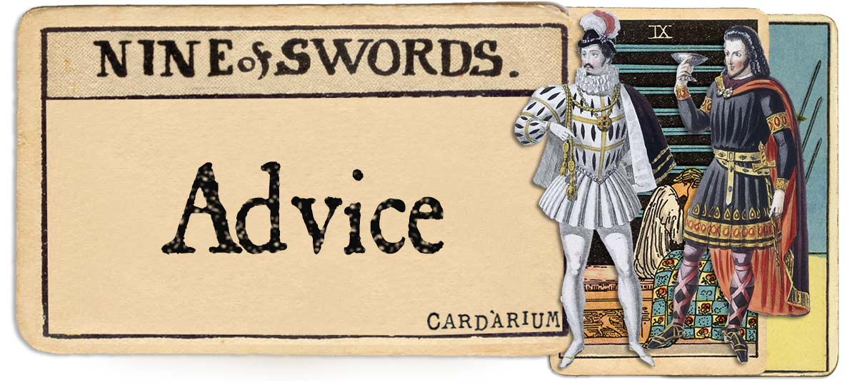 9 of swords tarot card advice main