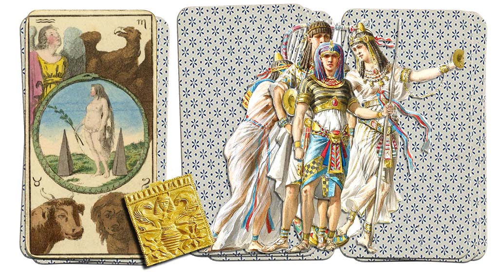 Egyptian Grand Etteilla Tarot The World