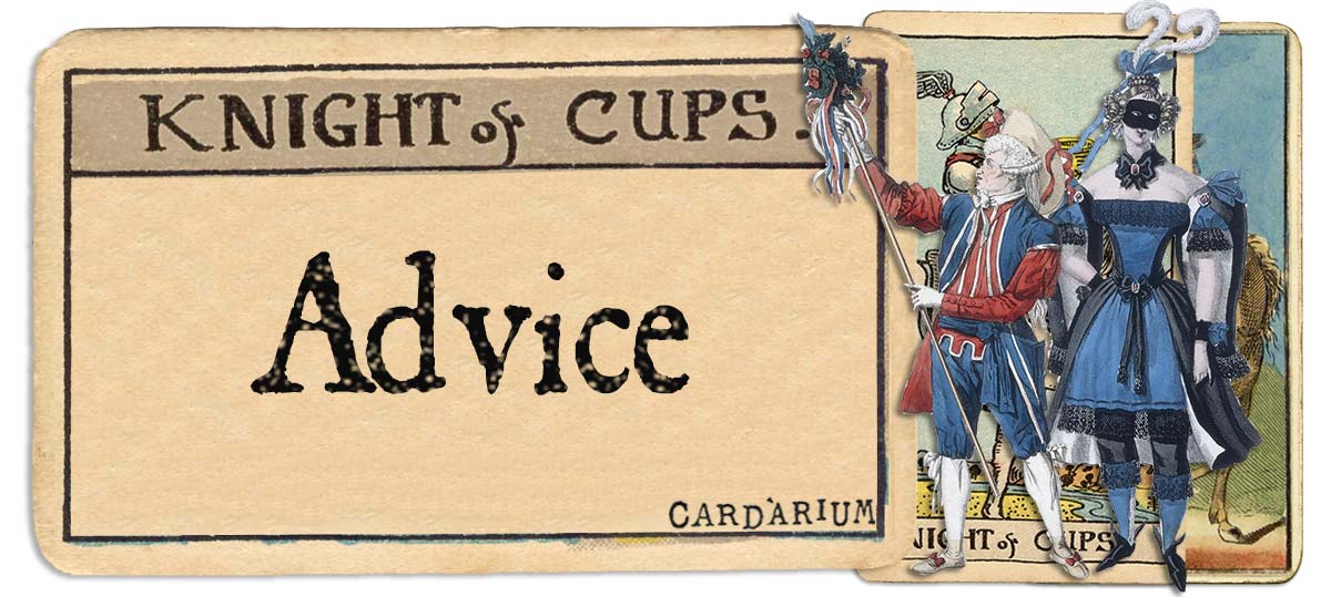 Knight of cups tarot card advice main