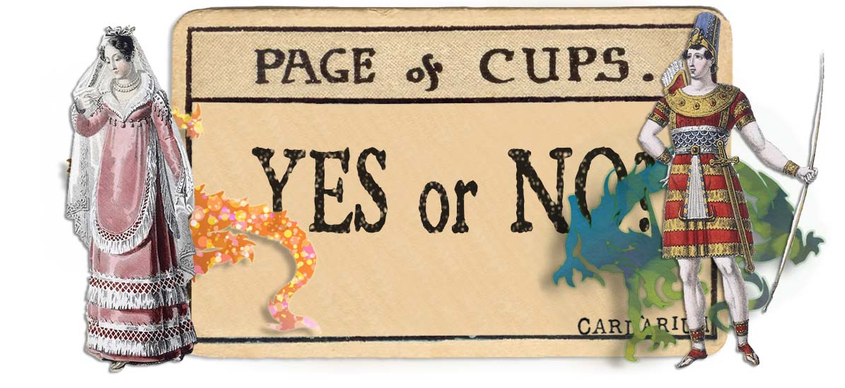 Page of cups card yes or no main