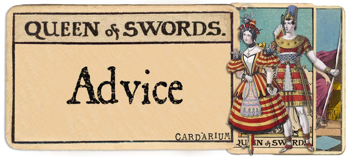 Queen of swords tarot card advice main