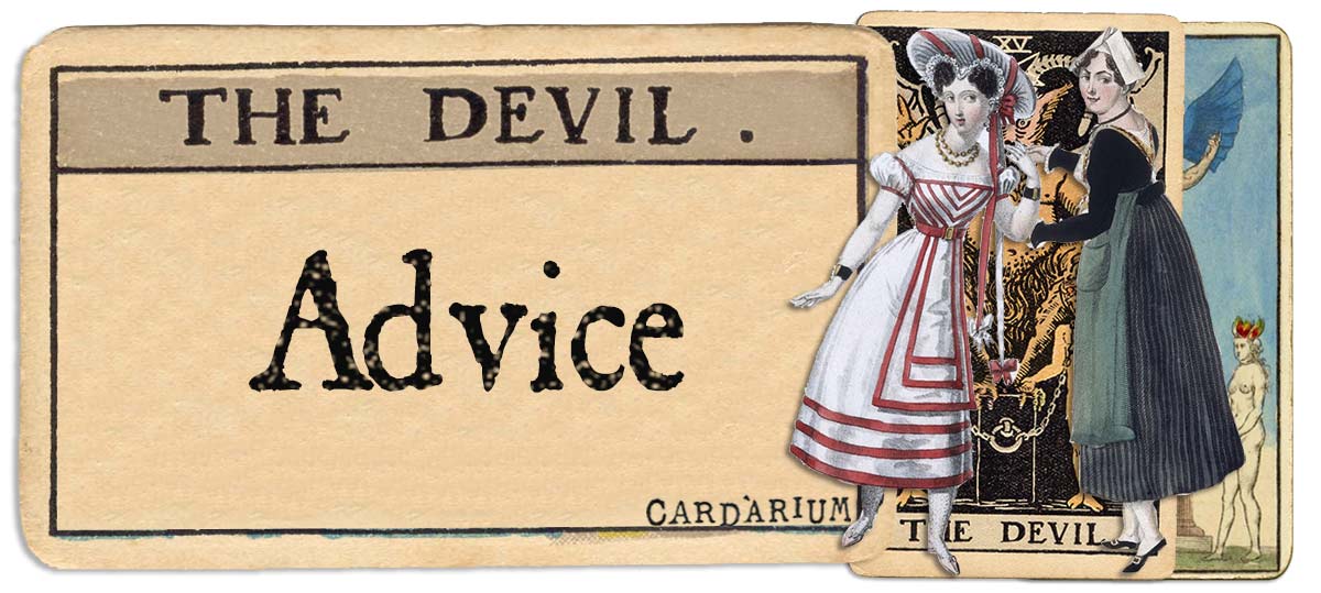 The Devil tarot card advice main