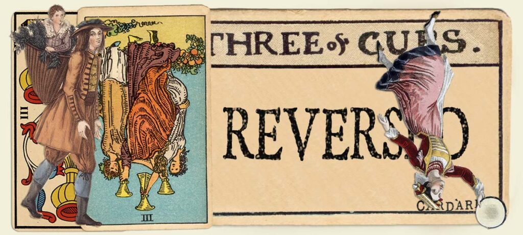 reversed 3 of cups