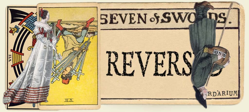 Reversed 7 of swords main section
