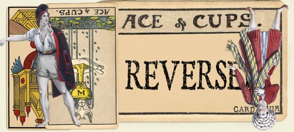 Reversed Ace of cups main section