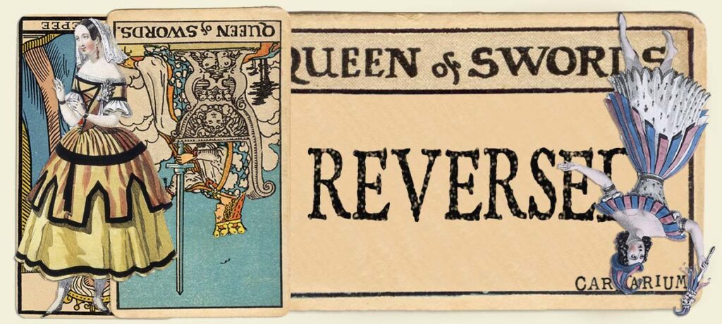 Reversed Queen of swords main section