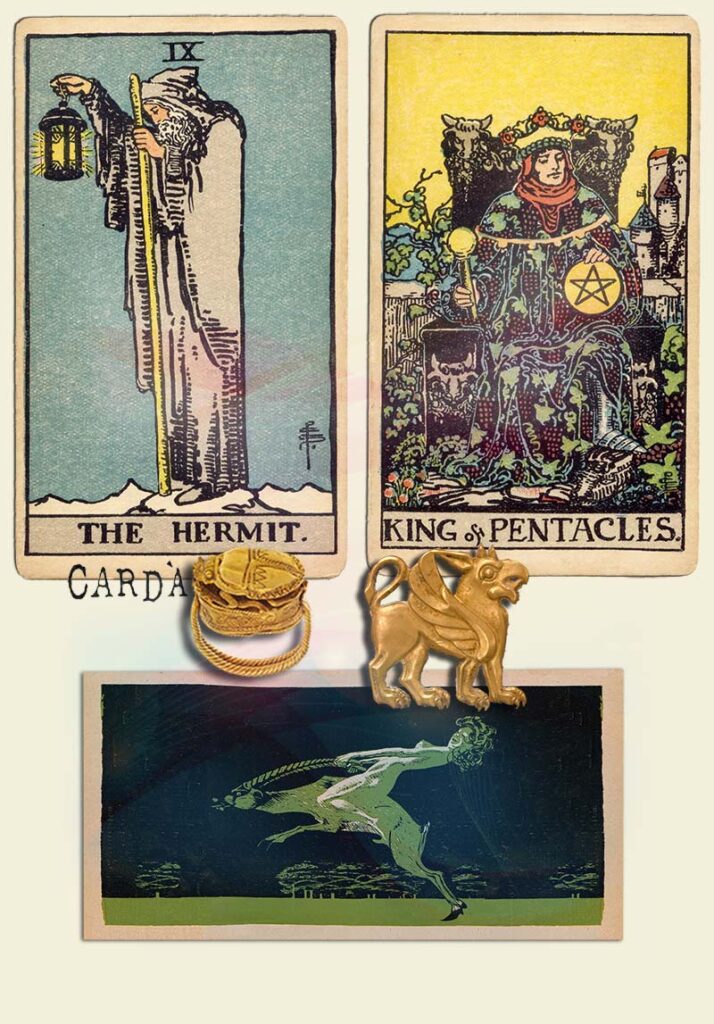 The Hermit and King of pentacles Combination