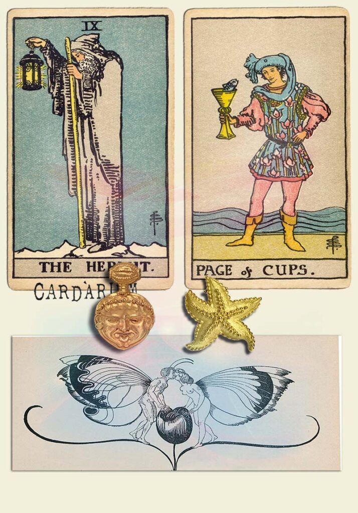 The Hermit and Page of cups Combination