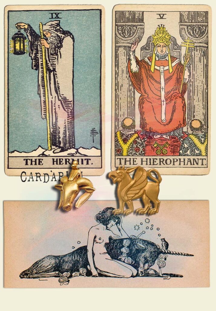 The Hermit and The Hierophant Combination