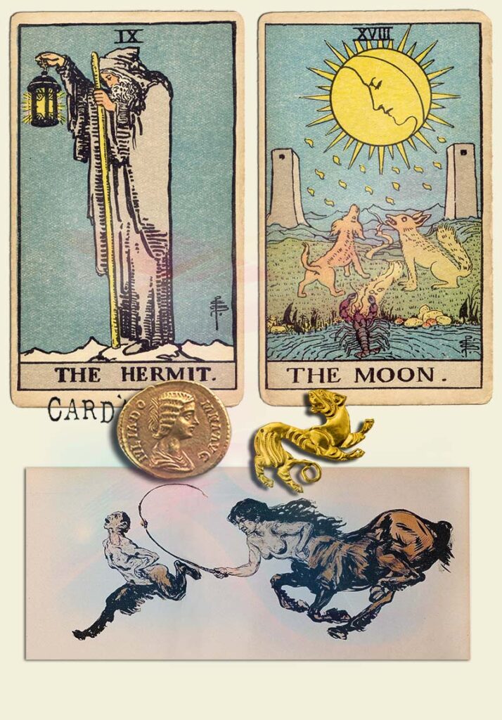 The Hermit and The Moon Combination