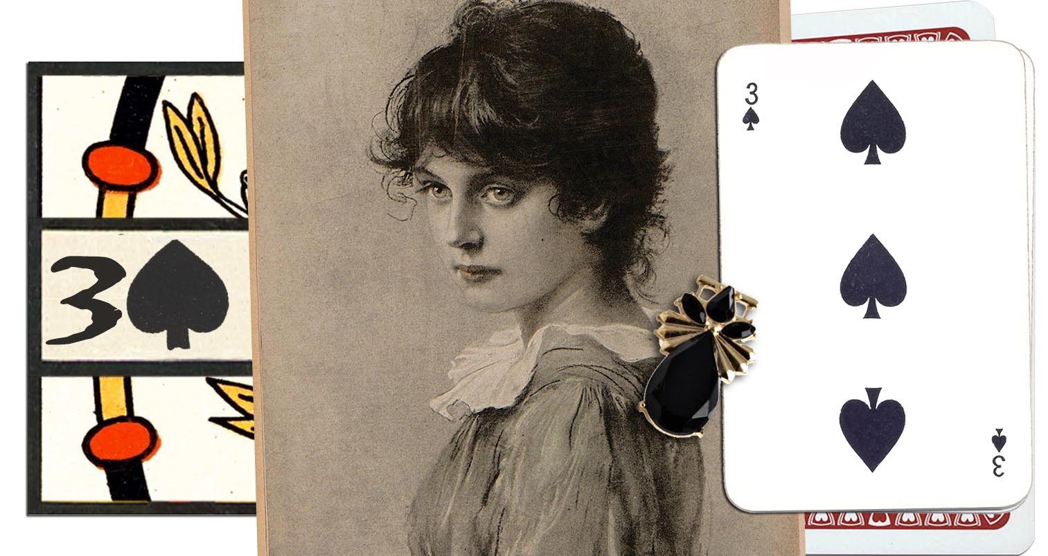 3 of Spades meaning in Cartomancy and Tarot ⚜️ Cardarium ⚜️