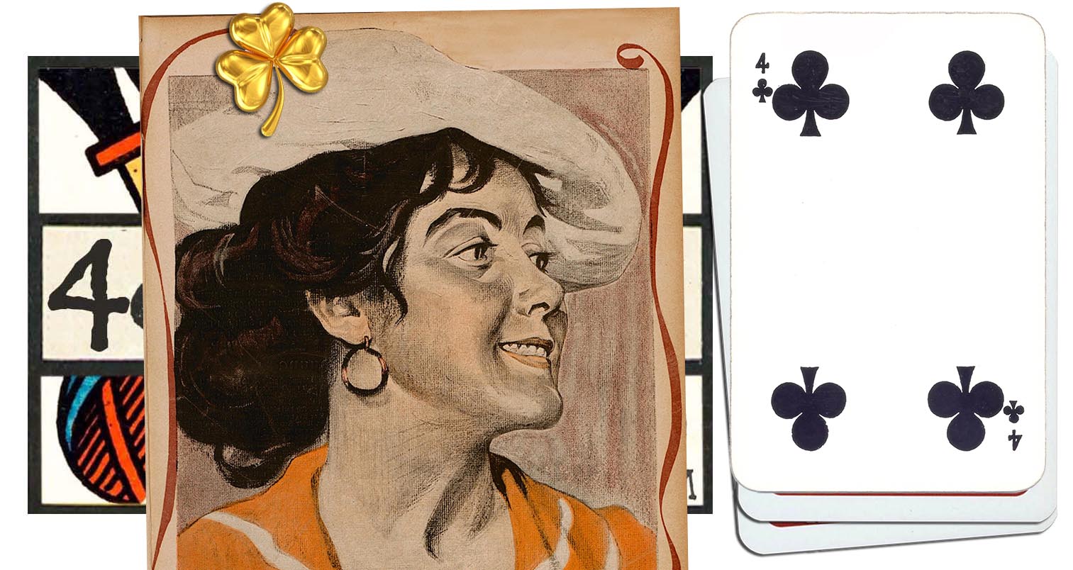 4 of Clubs meaning in Cartomancy and Tarot ⚜️ Cardarium ⚜️