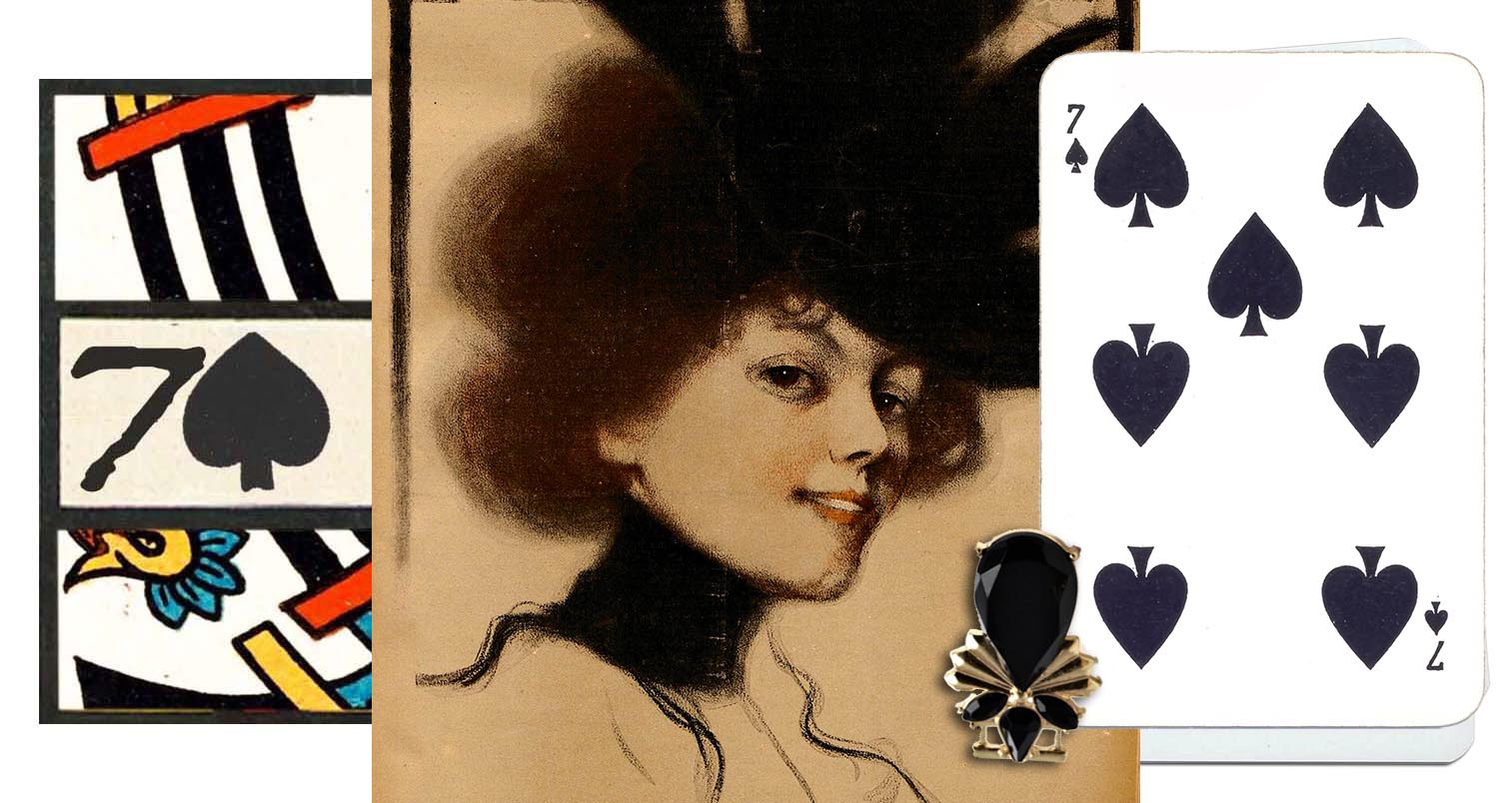 7 of Spades meaning in Cartomancy and Tarot ⚜️ Cardarium ⚜️