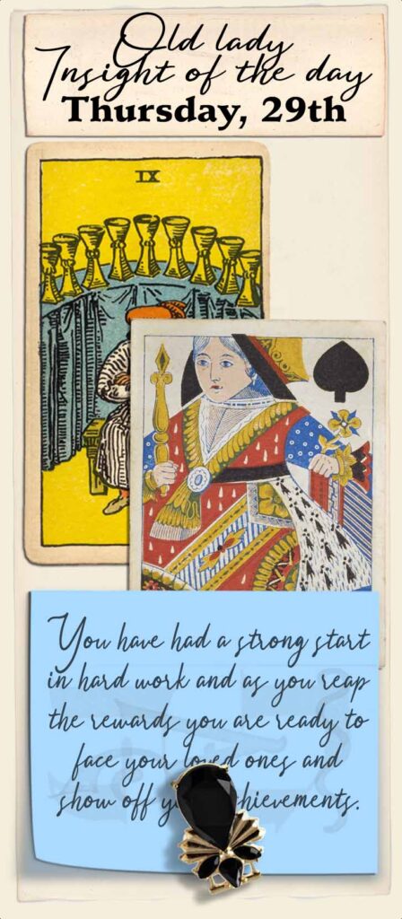 Nine of cups Daily Card 2022 09 29